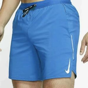 Nike new Flex Dri-Fit Stride Men's Brief-Lined Running Shorts Pacific Blue